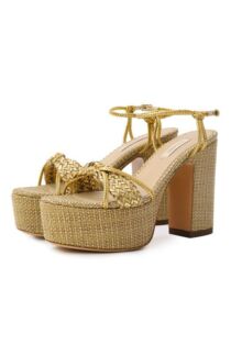 Комбинированные босоножки Marbella Lux 120 Casadei