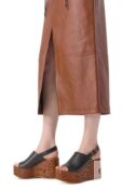 Кожаные босоножки Maxime Chloé CHC25U10GLU фото 3