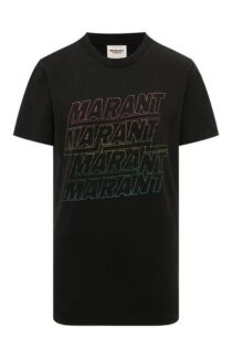Хлопковая футболка Isabel Marant Etoile