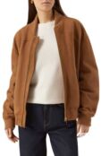 Замшевый бомбер MVST SUEDE LEATHER B0MBER фото 3