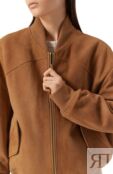 Замшевый бомбер MVST SUEDE LEATHER B0MBER фото 5