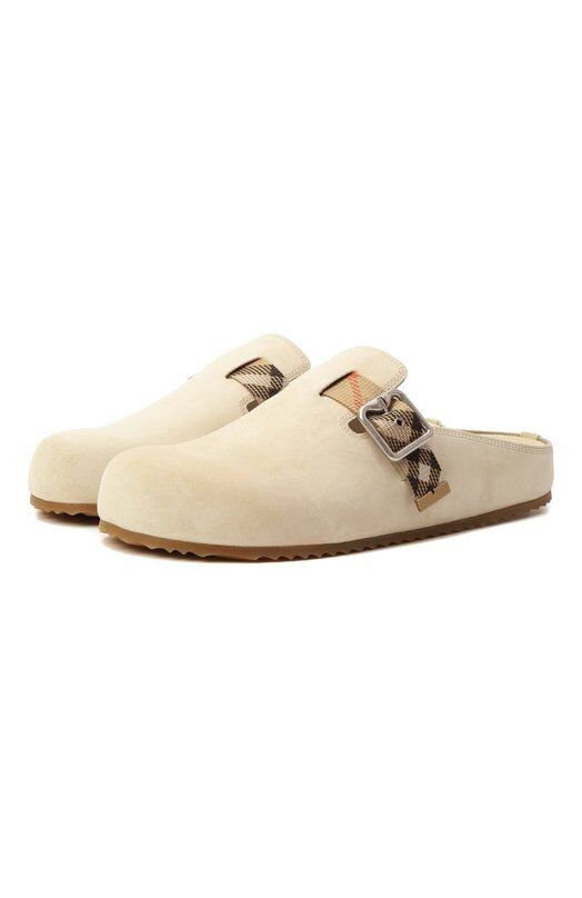 Замшевые сабо Urchin Burberry 8106114 фото 1