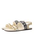 Комбинированные сандалии Rockstud Valentino 6W2S0LP2/CQL фото 1