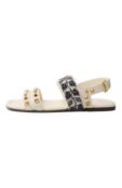 Комбинированные сандалии Rockstud Valentino 6W2S0LP2/CQL фото 4