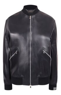 Кожаный бомбер Kiton