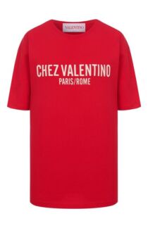 Хлопковая футболка Valentino