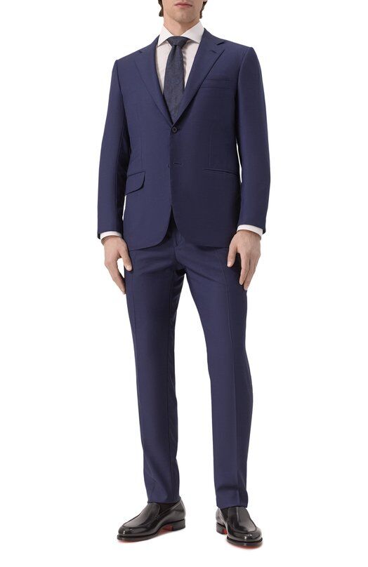 Шерстяной костюм Kiton UA81K0602E10 фото 1