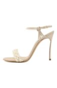 Кожаные босоножки Pearlsway Blade100 Casadei 1L376J100M/C2785 фото 4