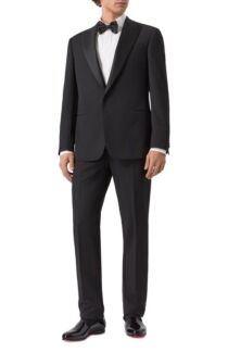 Шерстяной смокинг Giorgio Armani