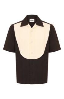 Рубашка из вискозы и шелка Jil Sander