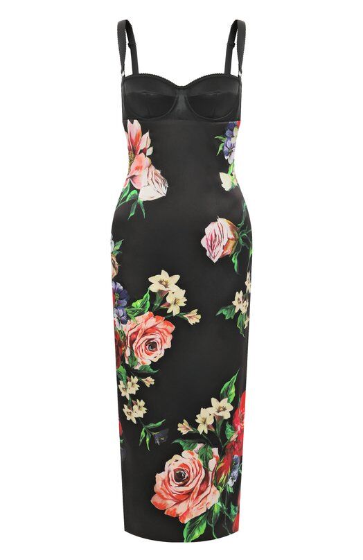 Атласное платье Dolce & Gabbana F6TTXT/FSIB5 фото 1