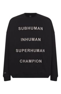 Хлопковый свитшот Rick Owens x Champion Rick Owens