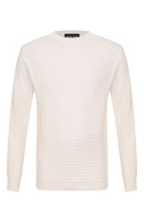 Джемпер изо льна и хлопка Giorgio Armani