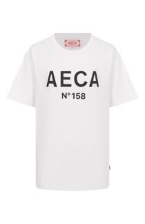 Хлопковая футболка AECA WHITE