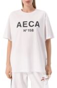 Хлопковая футболка AECA WHITE AWCMSSBBTTSST005A2.WHITE/BLACK (M) фото 3