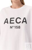 Хлопковая футболка AECA WHITE AWCMSSBBTTSST005A2.WHITE/BLACK (M) фото 5