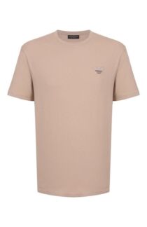 Хлопковая футболка Emporio Armani