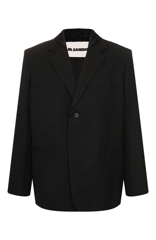 Пиджак из вискозы и шелка Jil Sander J21BN0211-J65324 фото 1