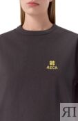 Хлопковая футболка AECA WHITE AWCMSSBDTTSST010C0.CHARCOAL (M) фото 5