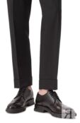 Кожаные дерби Alexander McQueen 750388WIDW1 1000 фото 3