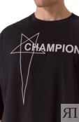 Хлопковая футболка Rick Owens x Champion Rick Owens CM01E1677/CHJG фото 5