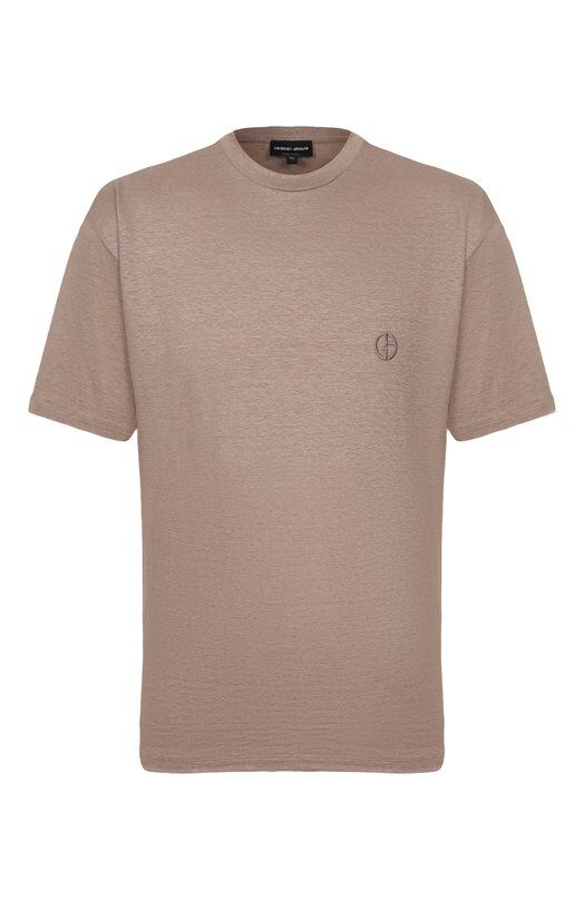 Льняная футболка Giorgio Armani GM001099/TE13875 фото 1