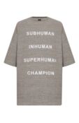 Хлопковая футболка Rick Owens x Champion Rick Owens CM01E1674/CHMJ фото 1
