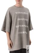 Хлопковая футболка Rick Owens x Champion Rick Owens CM01E1674/CHMJ фото 3