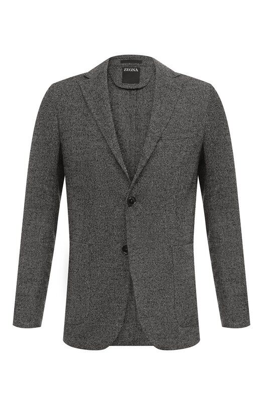 Пиджак из шерсти и шелка Zegna 1D7SG0/650708A6 фото 1
