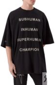 Хлопковая футболка Rick Owens x Champion Rick Owens CM01E1675/CHJG фото 3