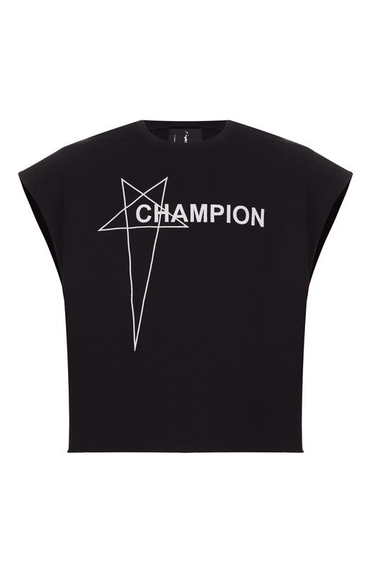 Хлопковая майка Rick Owens x Champion Rick Owens CM01E1668/CHJG фото 1