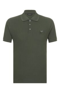 Хлопковое поло Emporio Armani