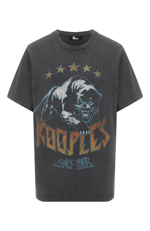 Хлопковая футболка The Kooples FTSC30043K фото 1