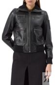 Кожаный бомбер Chloé CH25SCV11206 фото 3