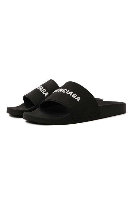 Резиновые шлепанцы Pool Balenciaga 565826/W1S80 фото 1