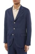 Костюм изо льна и шерсти Brunello Cucinelli MS465LDTR фото 4