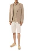 Пиджак изо льна и шерсти Brunello Cucinelli MW4827BND фото 2