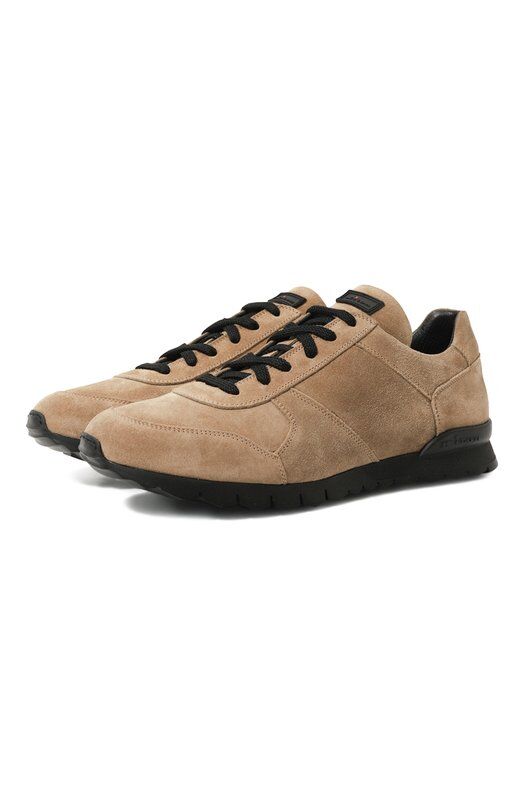Замшевые кроссовки Kiton USSA114N0097709 фото 1