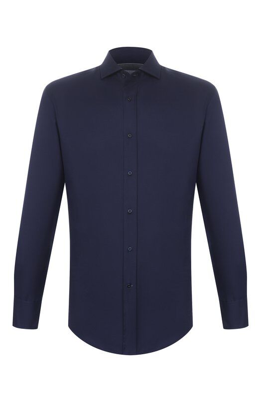Хлопковая сорочка Brunello Cucinelli MW6041718 фото 1