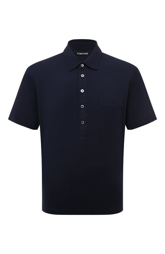 Поло из хлопка и шелка Tom Ford TFJ307/BA215 фото 1