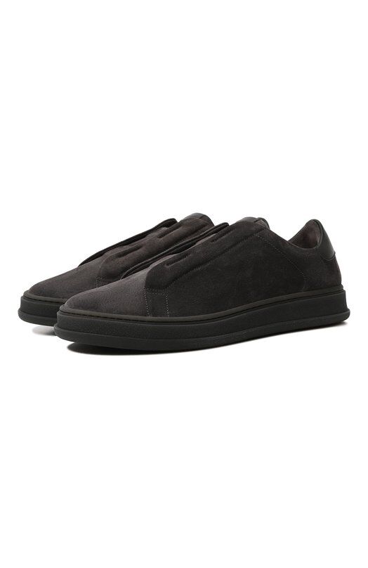 Замшевые кеды Kiton USSA203N0110509 фото 1