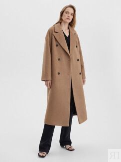 Пальто Aim clo из теплой натуральной шерсти. Sale до -50%