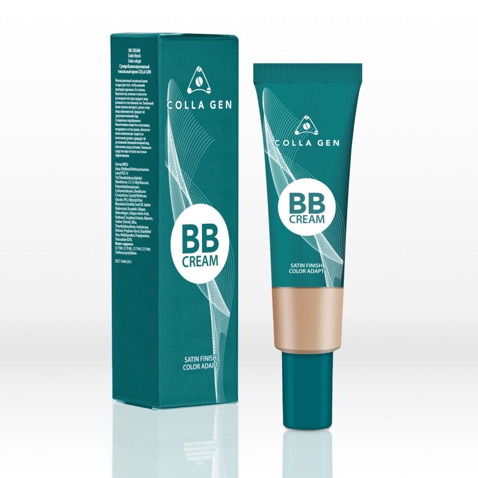 Суперсбалансированный тональный крем для лица BB CREAM Colla Gen 30 мл