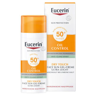 EUCERIN Солнцезащитный гель-крем для проблемной кожи лица SPF 50+