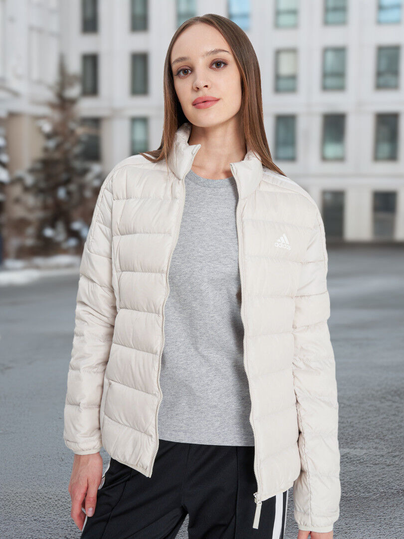 Пуховик женский adidas, Бежевый HK4664A01-. фото 1