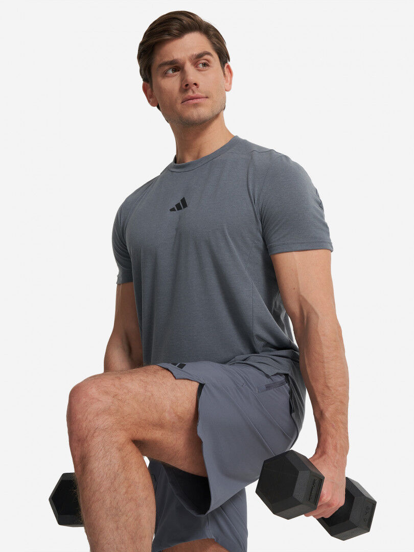 Футболка мужская adidas, Серый JI5766A01-. фото 1