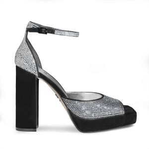 Женские босоножки EKONIKA PREMIUM PM00666CN-02-black-silver-24L фото 1