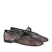 Женские балетки Мэри Джейн EKONIKA PREMIUM PM00814CN-12-snake.brown-25S фото 3