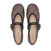 Женские балетки Мэри Джейн EKONIKA PREMIUM PM00814CN-12-snake.brown-25S фото 4