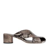 Женские летние мюли EKONIKA PREMIUM PM01284CN-01-snake.brown-25S фото 1